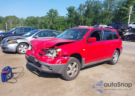 2003 Mitsubishi Outlander Xls from USA, damaged, VIN JA4LZ41G93U085594